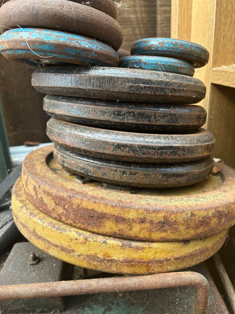 Used Dumbbells and Weight Plates - Various Sizes