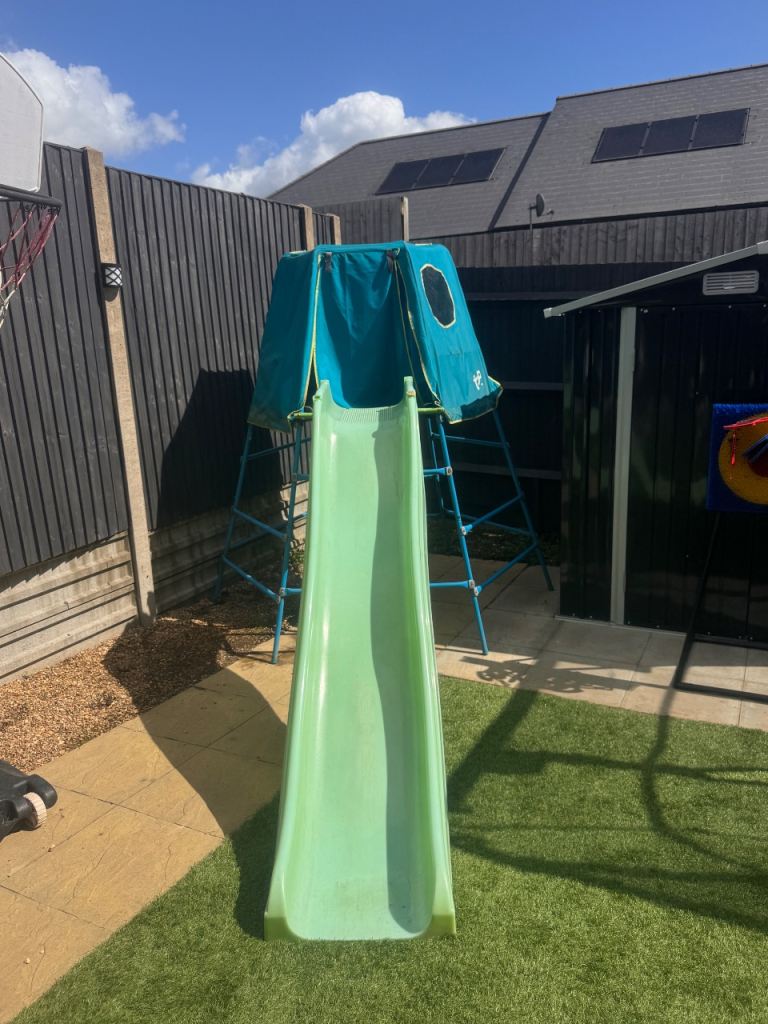 TP climbing frame and slide 