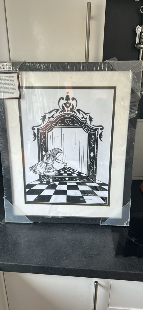 Eleanor Stuart Alice in Wonderland Print 'Curiouser and Curiouser'