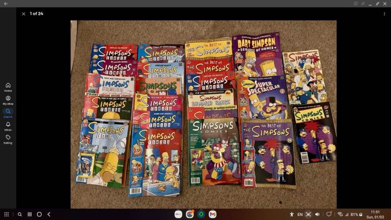 Simpsons Comics Job lot Approx 30 issues
