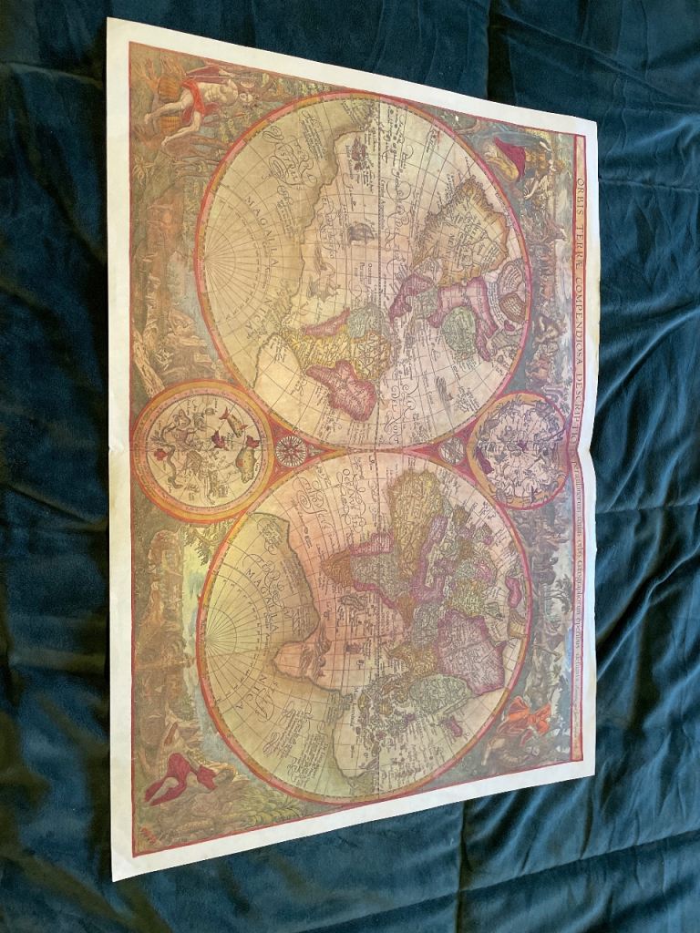 Map print Antwerp 1596