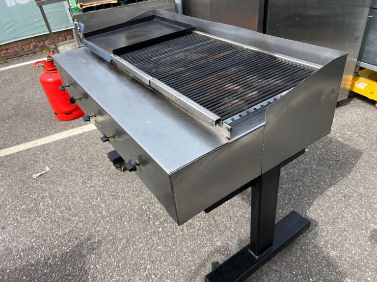 COMMERCIAL CATERING LARGE KEBAB BBQ CHARCOAL GRILL CAFE RESTAURANT FAST FOOD KITCHEN 