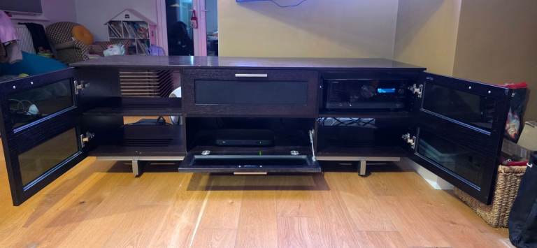 Media console and TV stand - bdi furniture Avion 8927