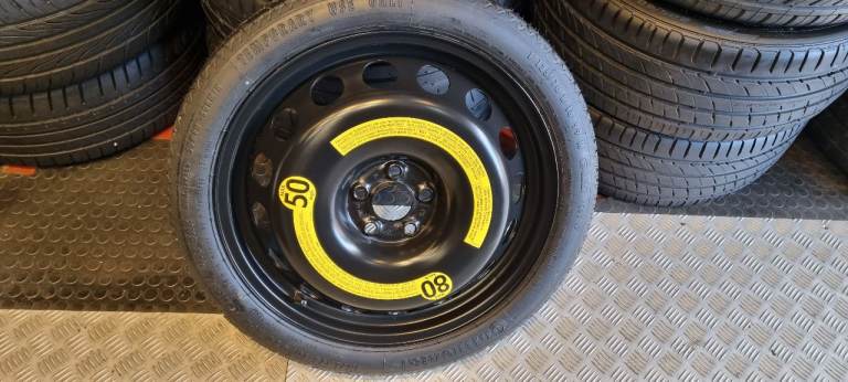 Audi VW Skoda Seat Space Saver Spare Wheel T125 70 18 Continental PCD 5 x 100