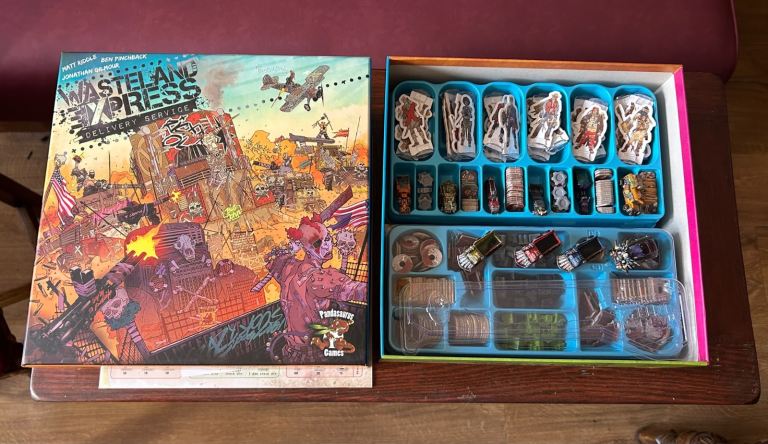 Wasteland express board game (painted pieces)