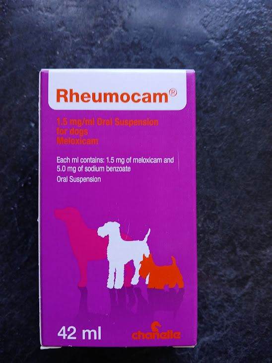 RHEUMOCAM FOR DOGS 42 ml  - UNOPENED LONG EXPIRY