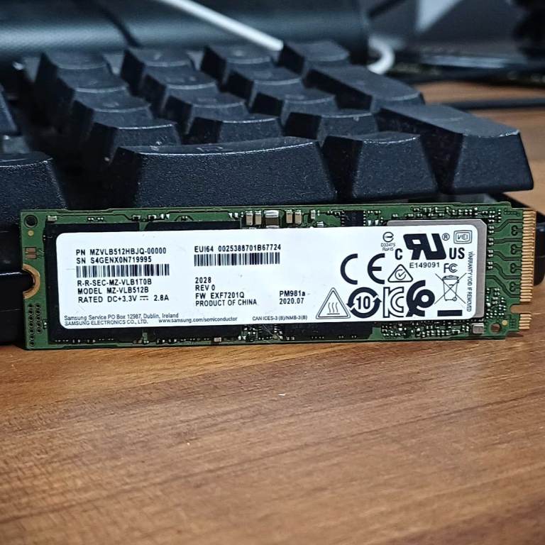 512GB Samsung M.2 SSD