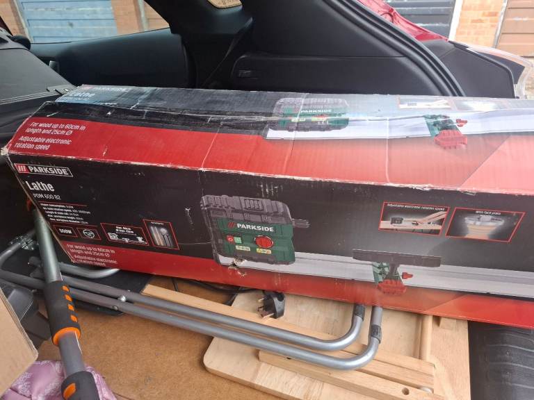 NEW Parkside PDM 600 B2 Lathe – Boxed, Unused