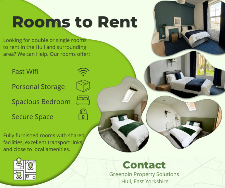 Rooms to Rent in Hull