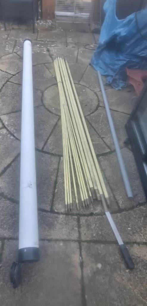 Drain rods and roof pipe