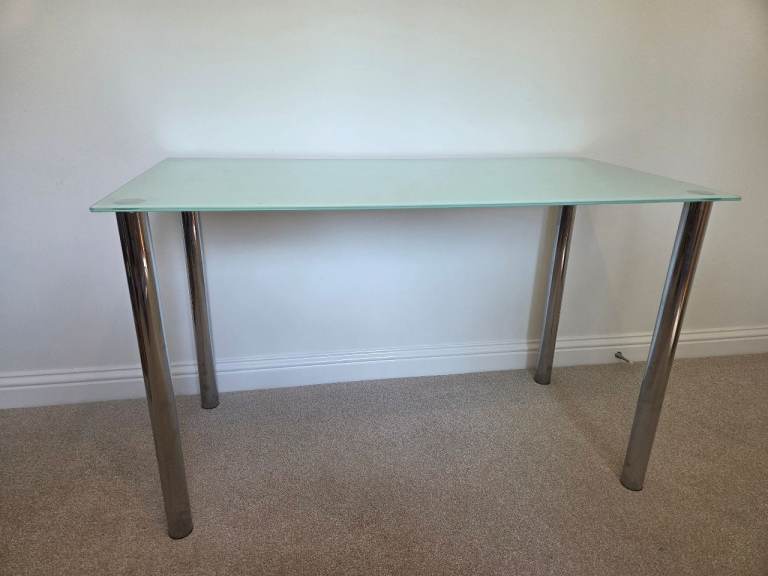 Glass desk