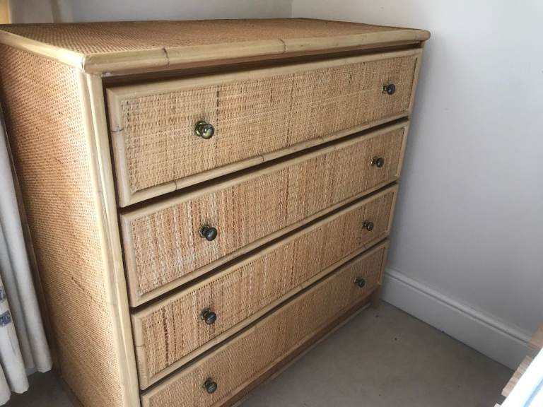 John Lewis Rattan Chest of Draws