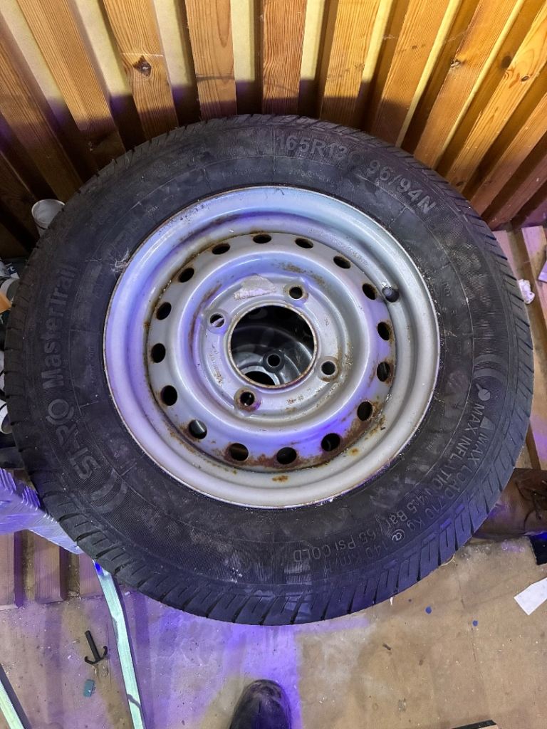 Wheels for a trailer 165 r13