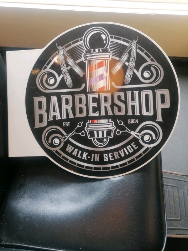 Barber design sign 