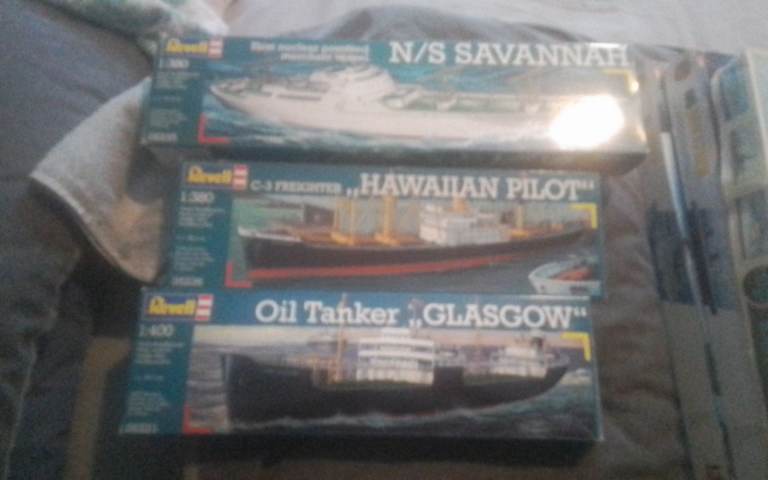 Ocean liner model kits  vintage. 