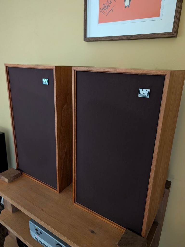 Wharfedale Linton 3XP Speakers – Immaculate Original Unrestored Condition £130 ono