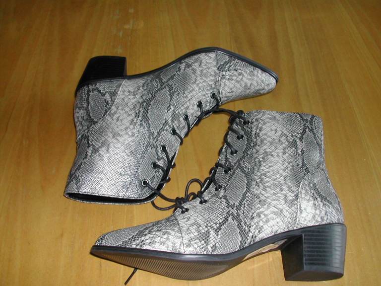 LADIES GREY ANKLE BOOTS - SIZE 5 / 38  - NEXT - NEW WITH LABELS