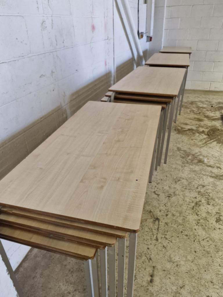 Stackable classroom table and desk (100 available) £30 each