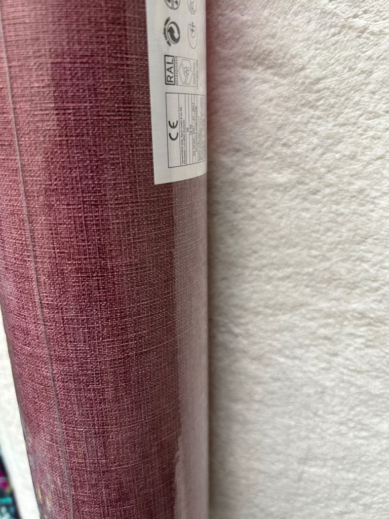 Freundin Home Collection Wallpaper - NEW Maroon Textured Roll