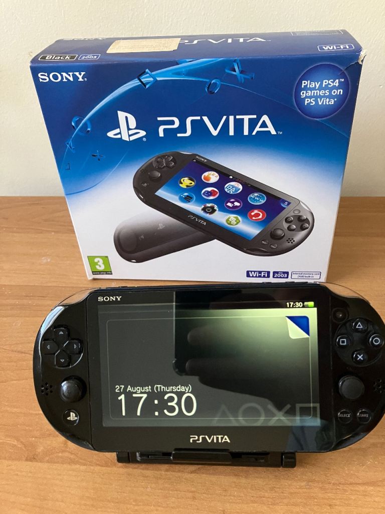 Sony PS Vita Slim 2000 PlayStation Handheld Console – Black, Mint
