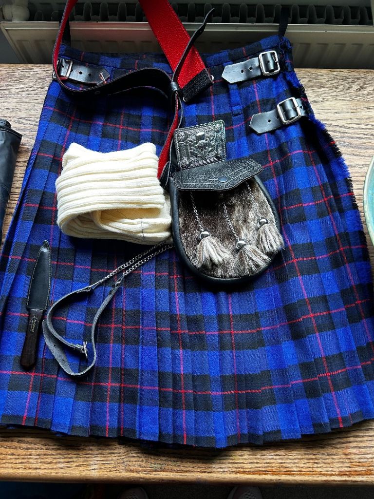 Fill wedding kilt set rangers tartan 32” 34”