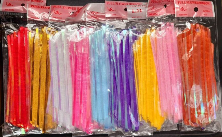 Large Organza Pull Bows - Packs of 9's Assorted Colours