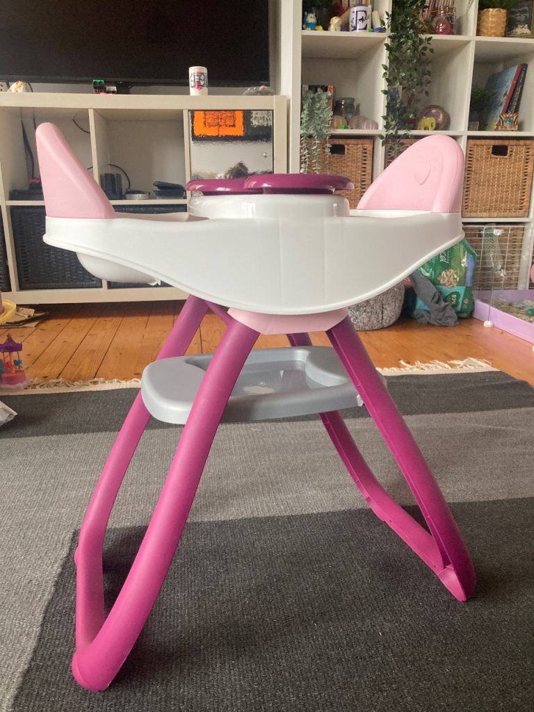 Doll double highchair and rocker