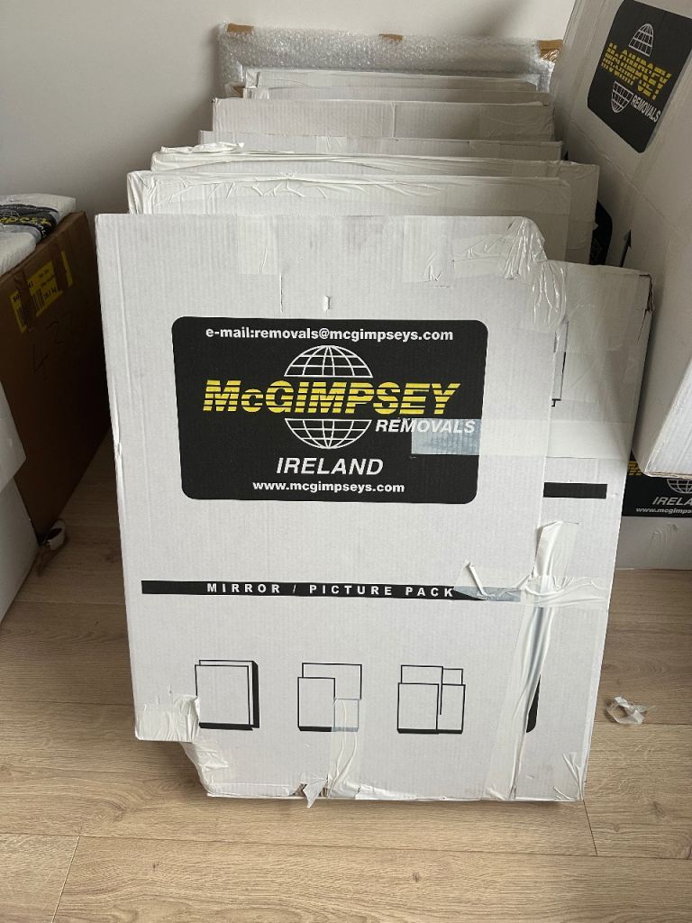 Storeage boxes for house moving 