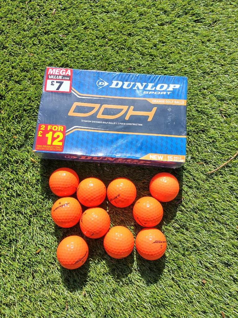 Dunlop' orange ball's 