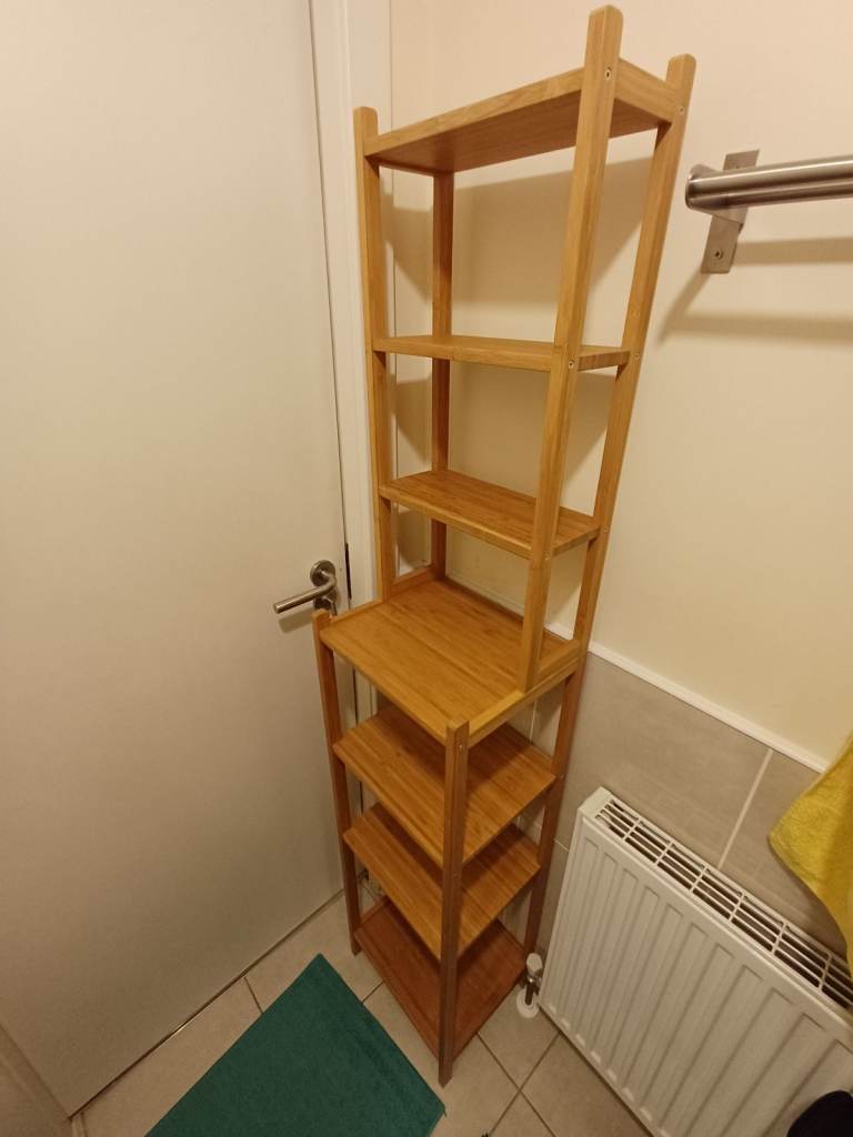 IKEA RÅGRUND Shelving Unit – Bamboo, Good Condition