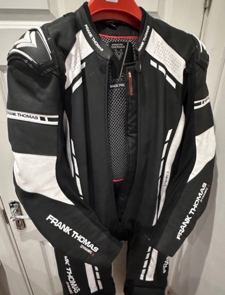 Frank Thomas Motorcycle Leather Suit + Alpinestars Boots + RST Gloves – Full Riding Gear Set
