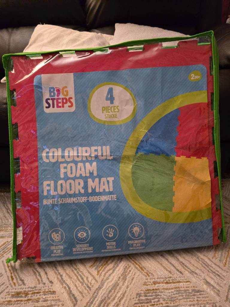 Big Steps Colourful Foam Floor Mat 