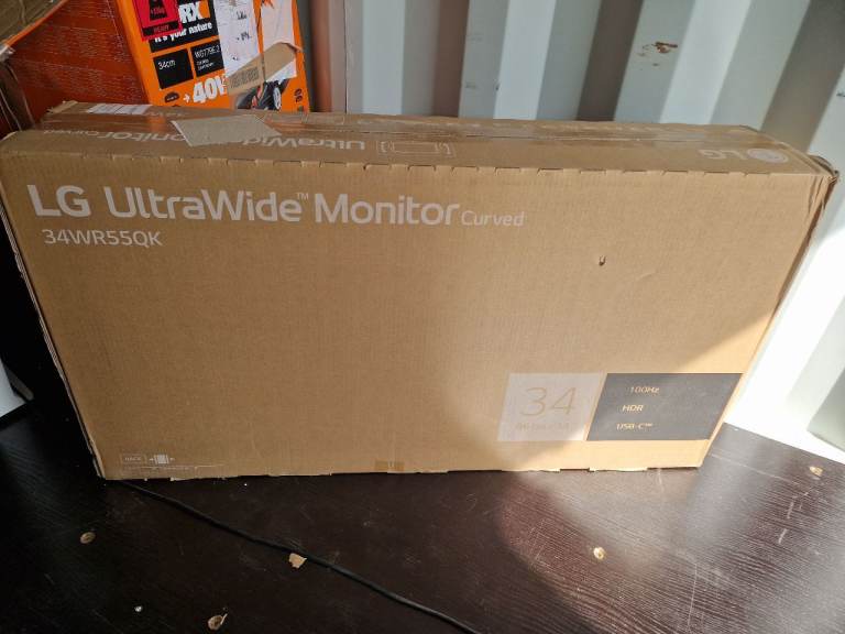 LG UltraWide 34WR55QK-B.AEK Quad HD 34" Curved VA LCD Monitor - Black RRP £379