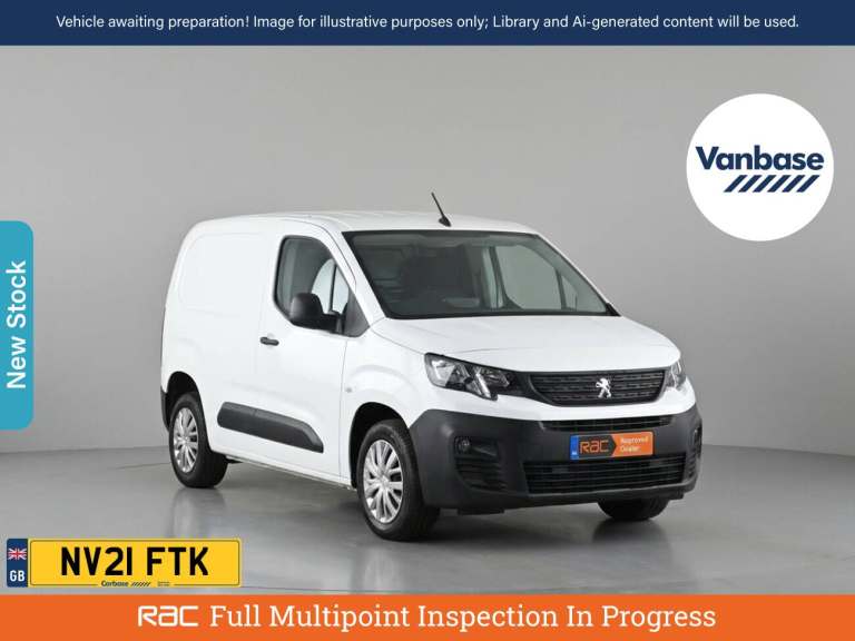 2021 Peugeot Partner 1000 1.5 BlueHDi 100 Professional Van PANEL VAN DIESEL Manual