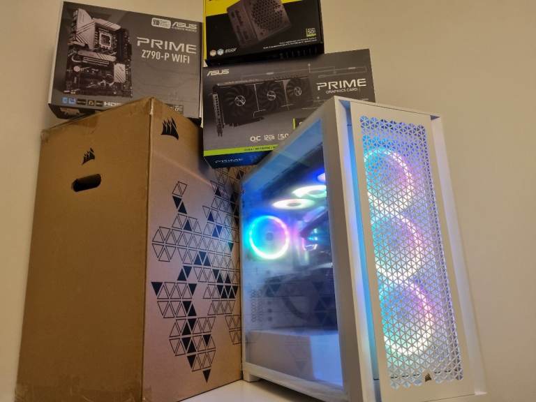GAMING PC - i9 14900k RTX 5070 DDR5 32GB 4K SSD 1TB 32threads WATERCOOLED COMPUTER WORKSTATION