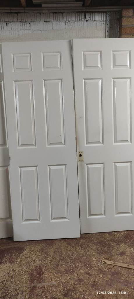 Used internal french doors 