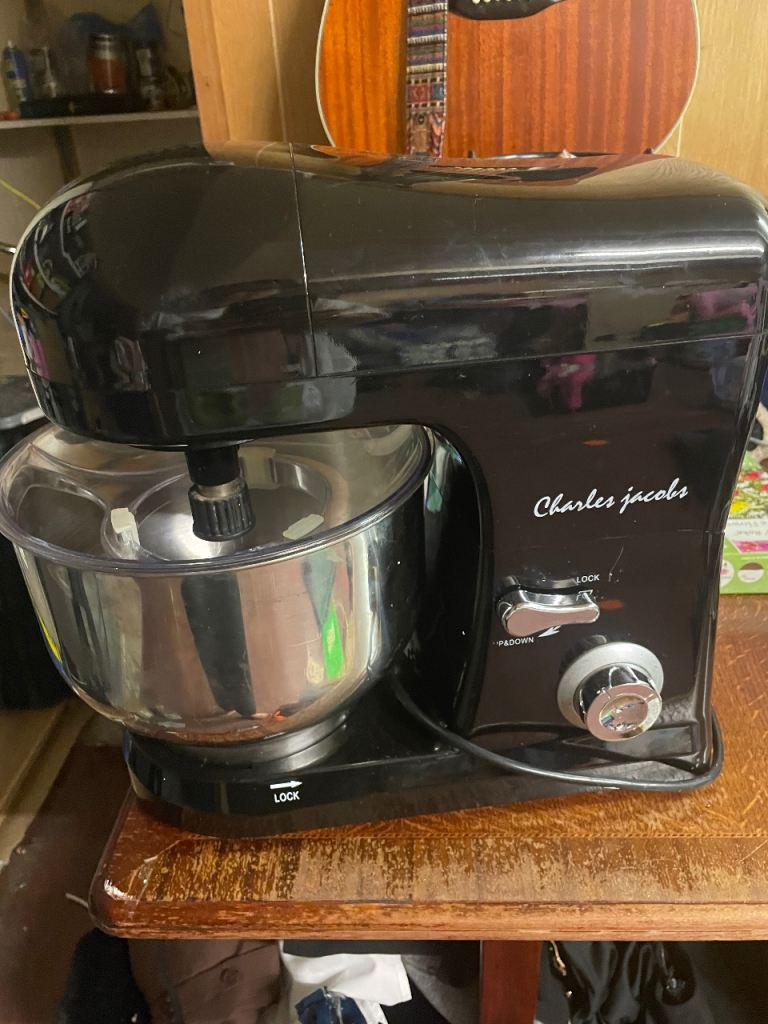 Charles Jacobs Black Stand Mixer with Attachments
