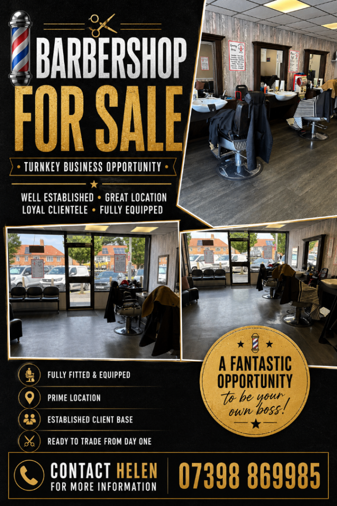 Barbershop for sale
