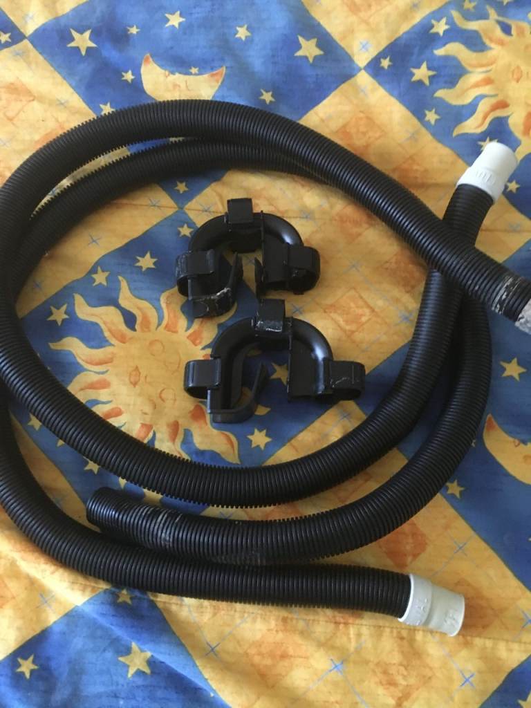 FLUVAL FX6 - EXTERNAL PIPES + BRACKETS X2 ( USED ) VGC