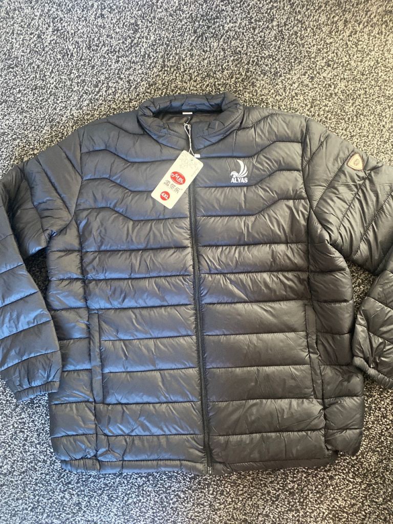 Men's black Padded Jacket – Brand New with or without logo 