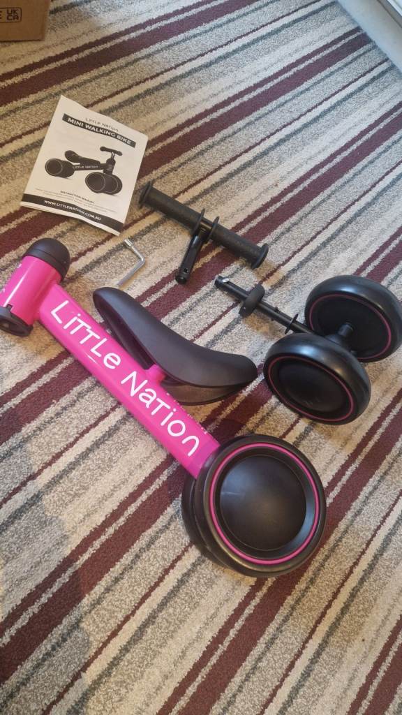 Little Naion Balance Bike in Pink