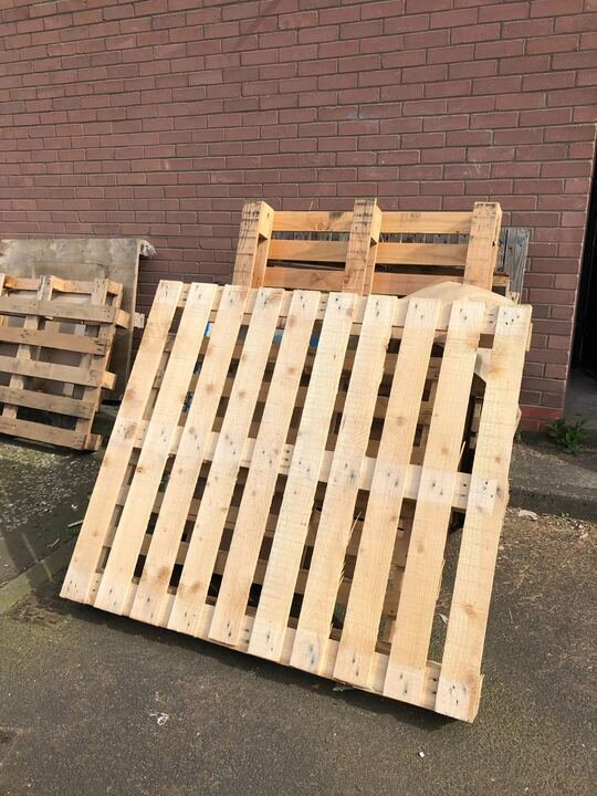 wooden pallets