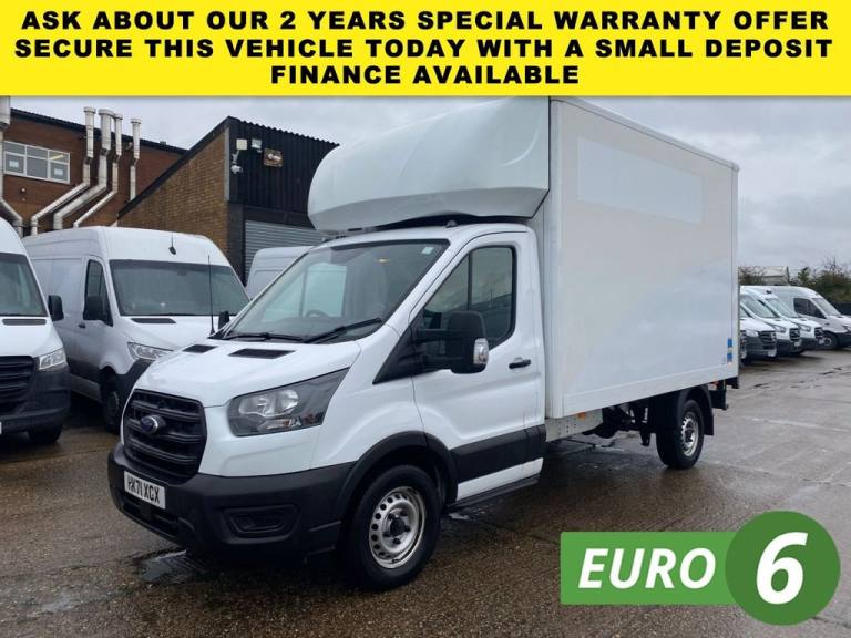 2022 71 FORD TRANSIT 2.0 TDCI T350 LEADER ECOBLUE L3 LUTON LWB BOX TAIL LIFT VAN
