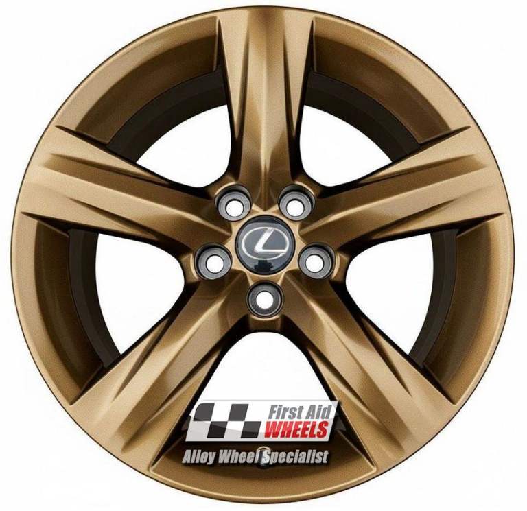R590BR Swap LEXUS IS300h SPORT 4X 18" GENUINE 5 SPOKE BRONZE ALLOY WHEELS