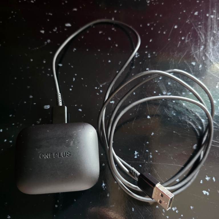 OnePlus Wireless Earbuds with Charging Case and USB Cable