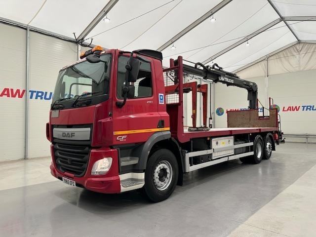 DAF CF 290 6x2 Rear Lift Dropside Brick Grab