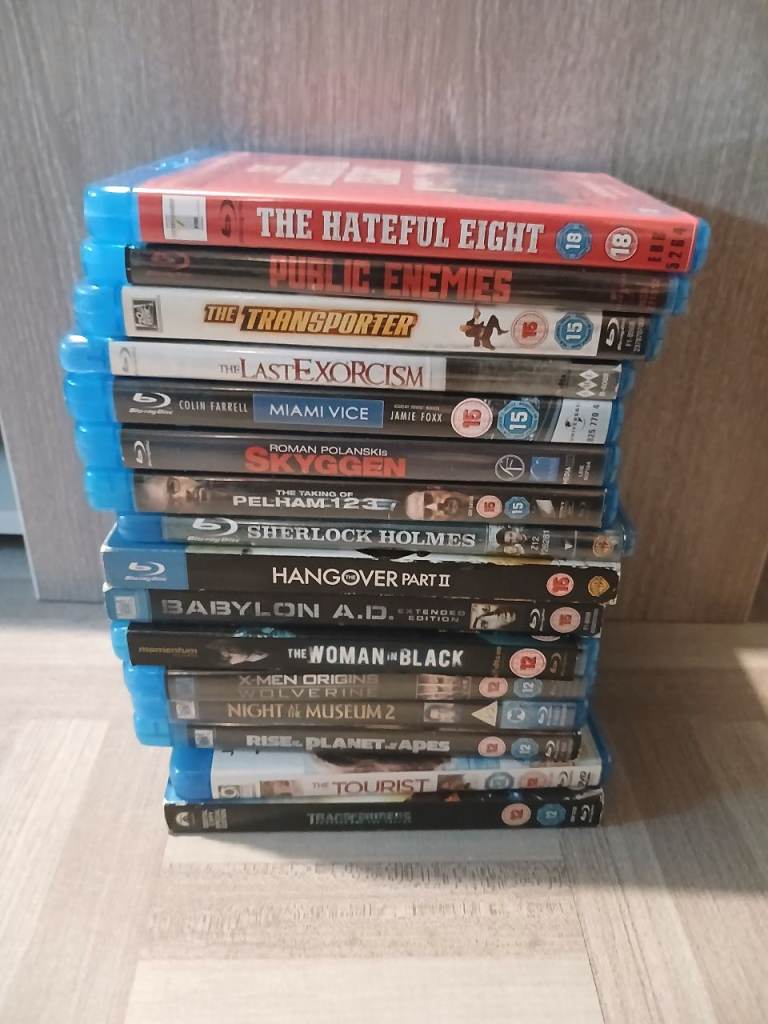 Job Lot of Blu-ray Films – Good Condition