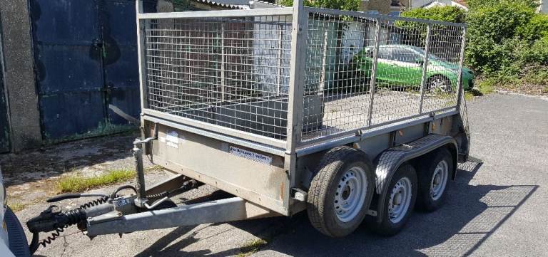 ifor williams gd85 caged trailer twin wheel 2700kg gwt 