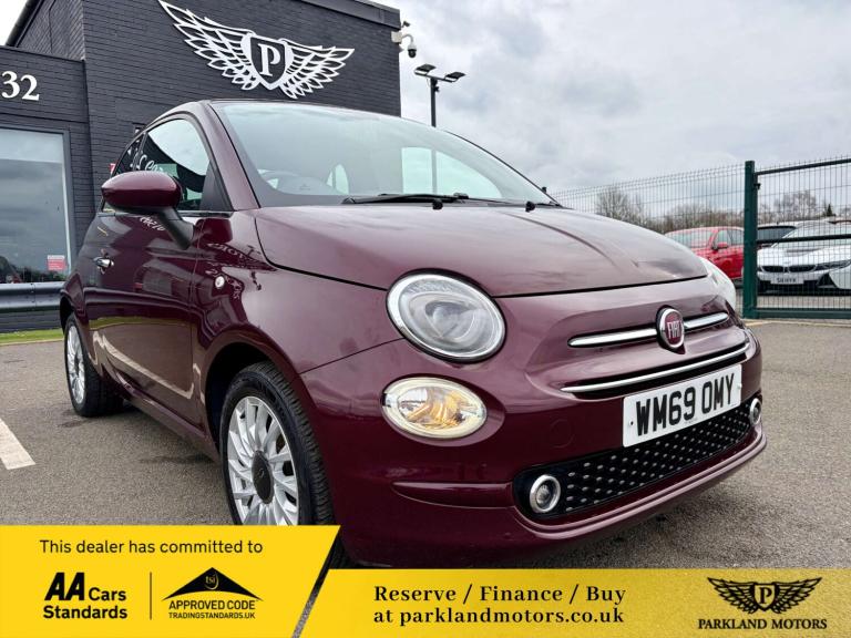 2020 Fiat 500 1.2 500 Lounge 3dr Hatchback Petrol Manual