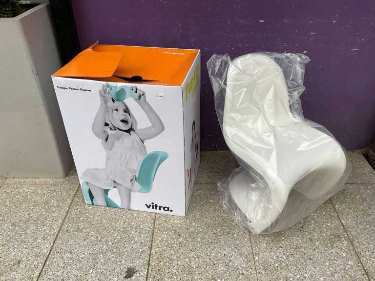 Unused Vitra Panton Junior chair (4791) 
